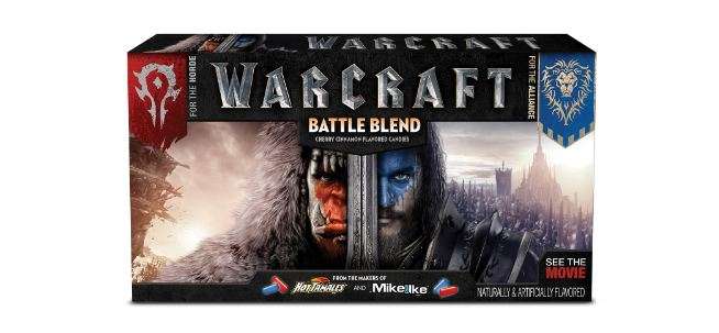 Candies Collide in New Warcraft Movie Promotion